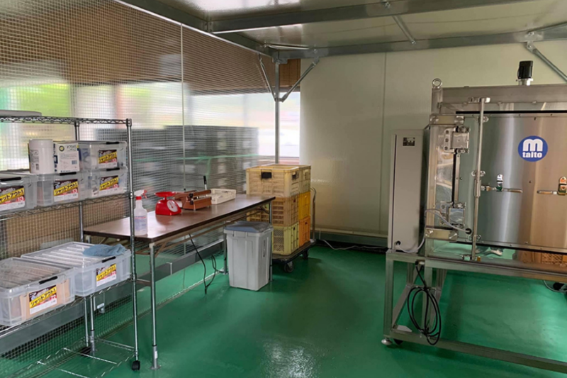 こちらの発酵機は広島県内では当社のみが扱っております